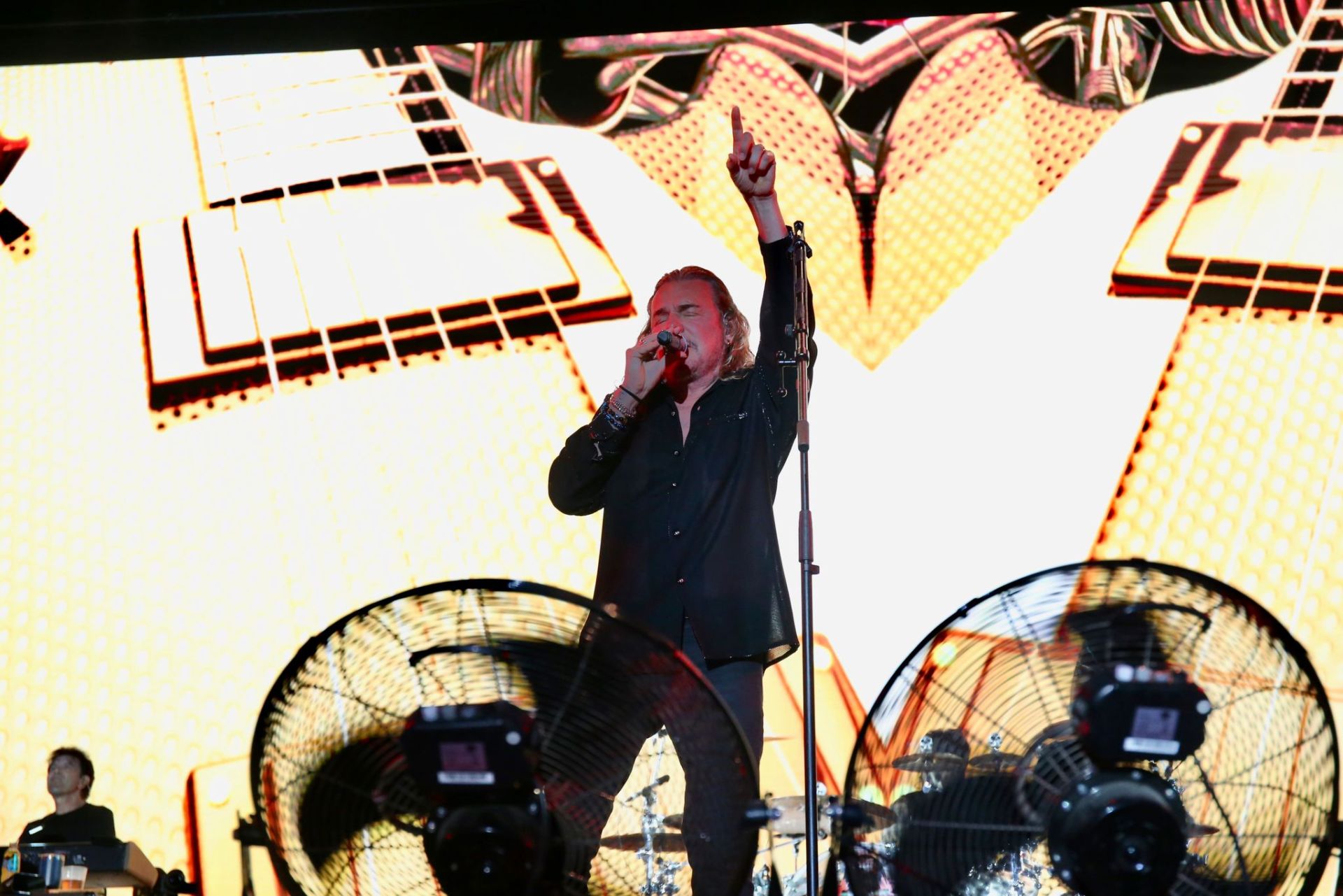 Actuación del grupo mexicano Maná, en la noche de este domingo en Sevilla