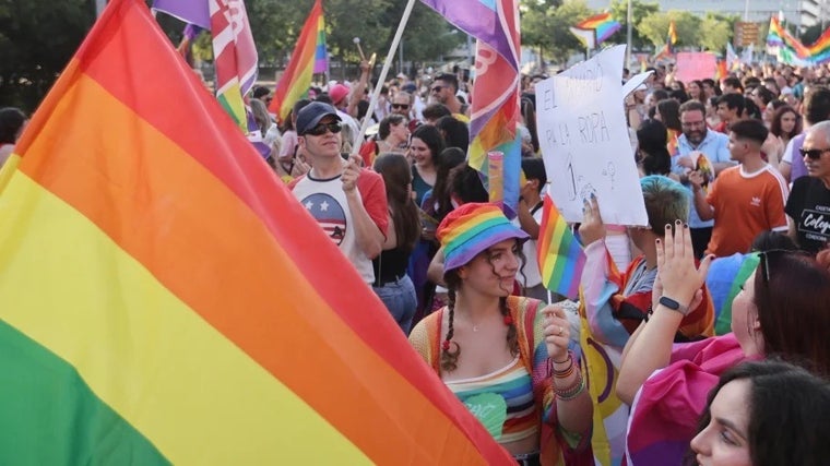 Marcha durante el Orgullo