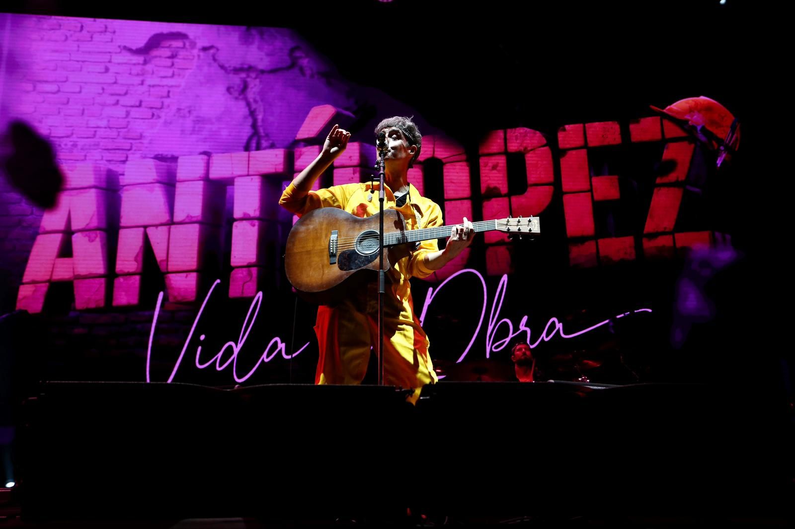 Un instante del concierto de Antílopez