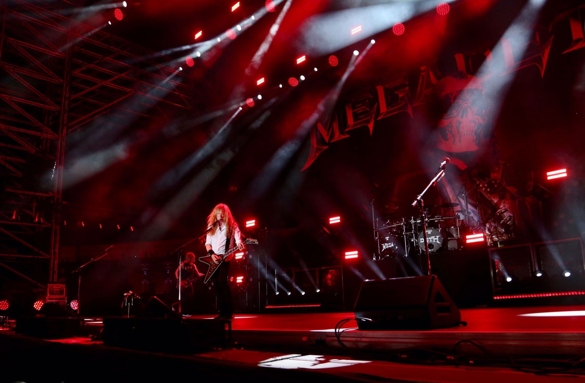 Concierto de Megadeth en la Plaza de España