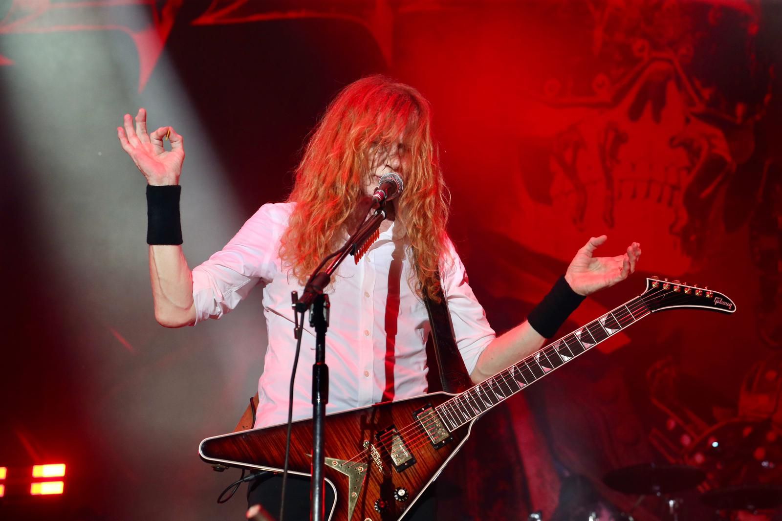 Concierto de Megadeth en la Plaza de España