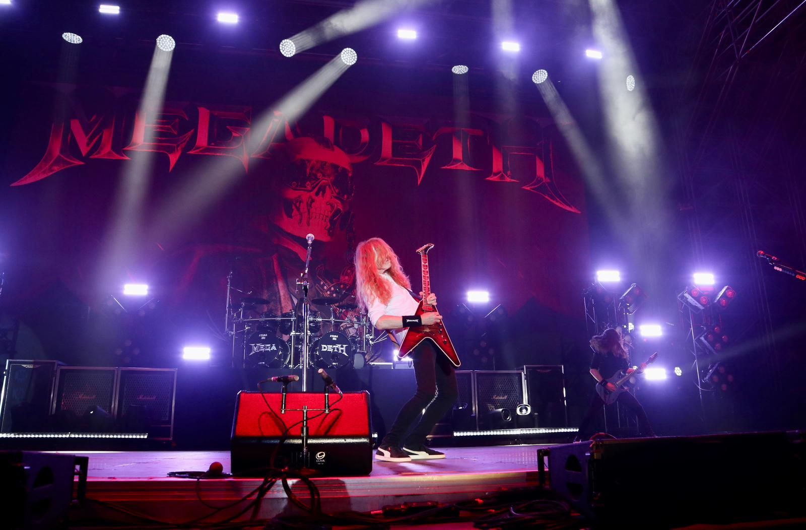 Concierto de Megadeth en la Plaza de España