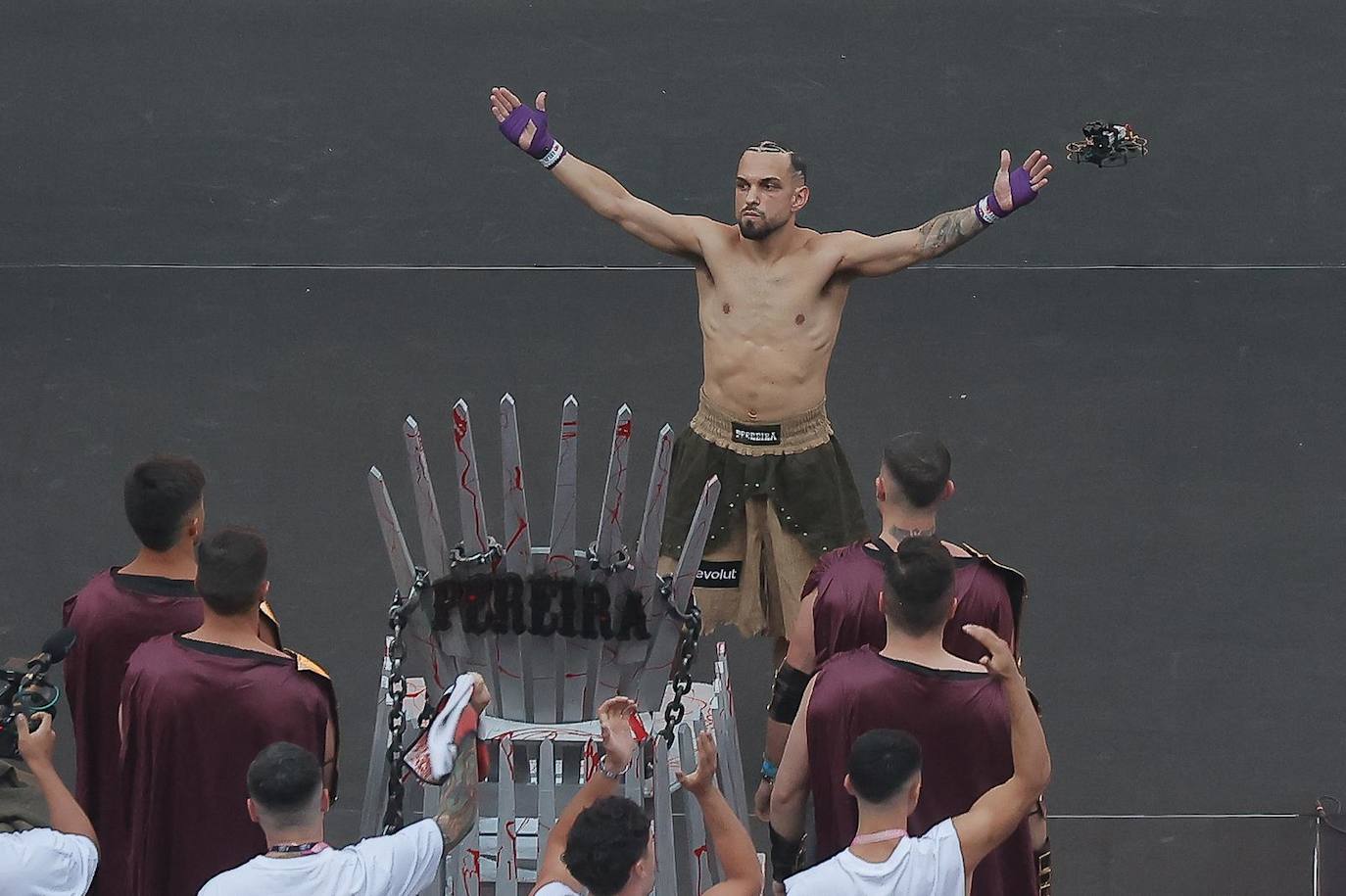 Pereira7 en 'La Velada del Año 5' en el Estadio de la Cartuja