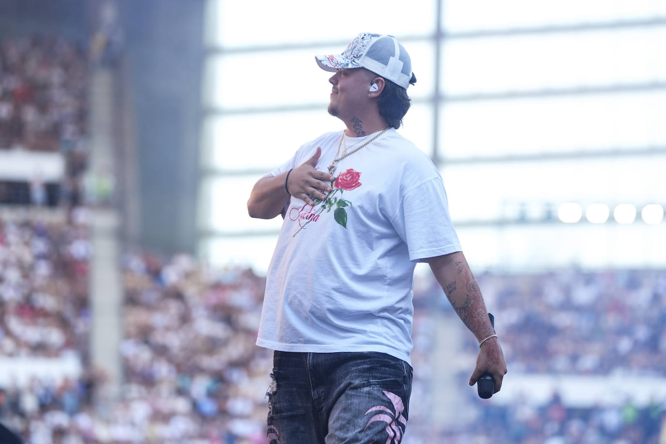 Saiko en 'La Velada del Año 5' en el Estadio de la Cartuja