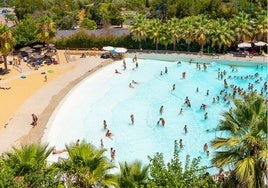 Playa Quetzal, una de las zonas de Agua Mágica en Isla Mágica