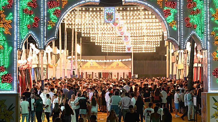 Ambiente en la Feria de Tomares