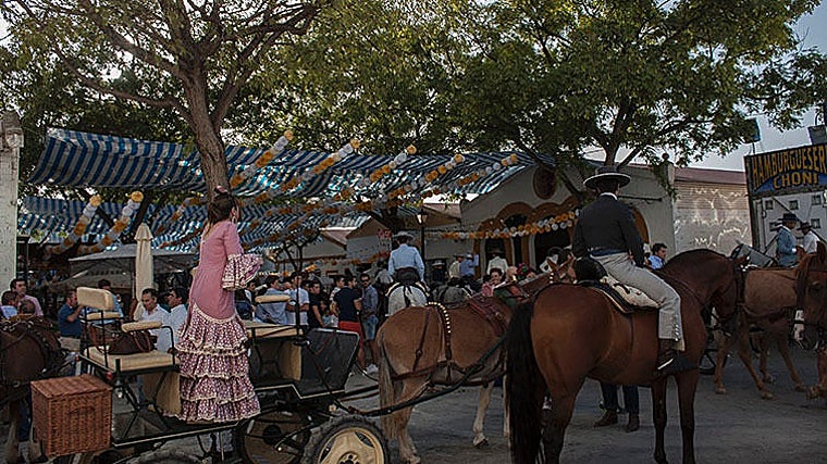 Ambiente en la Feria de Estepa