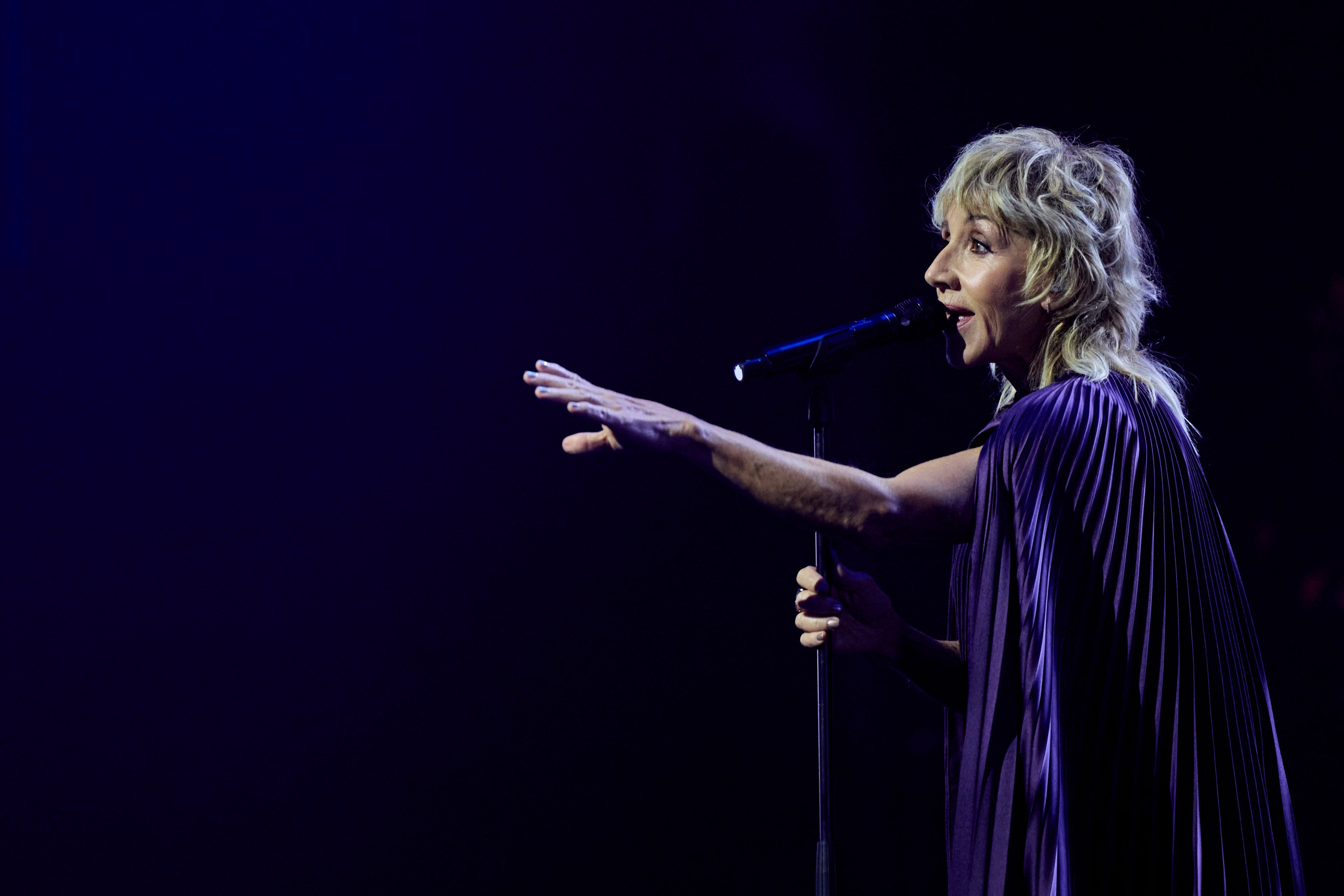 Ana Torroja, durante el evento de los Latin Grammy en Sevilla
