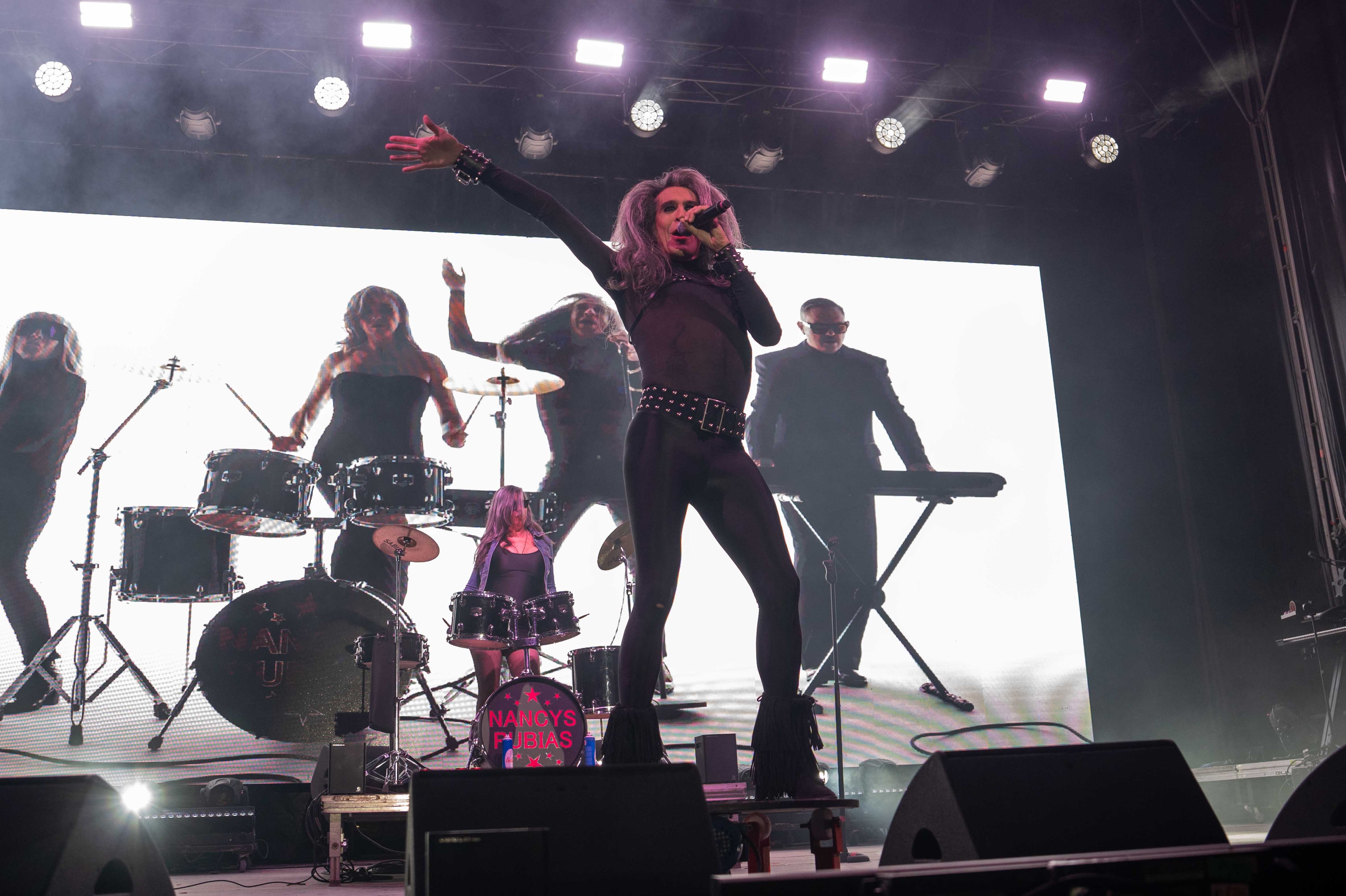 El concierto de Nancys Rubias y Fangoria en La Rinconada, en imágenes