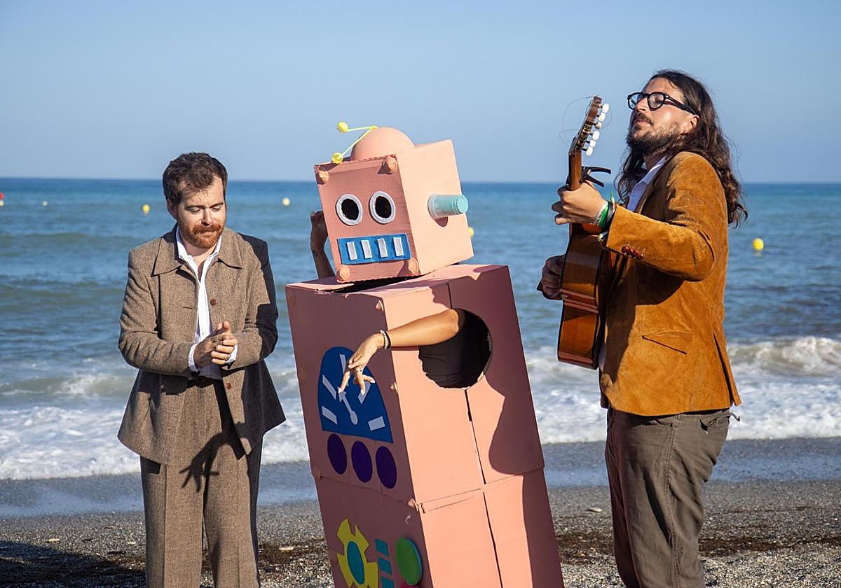 Adrián Pino (izquierda) y Carlos Moya (dercecha) son los Elfos del Rocío