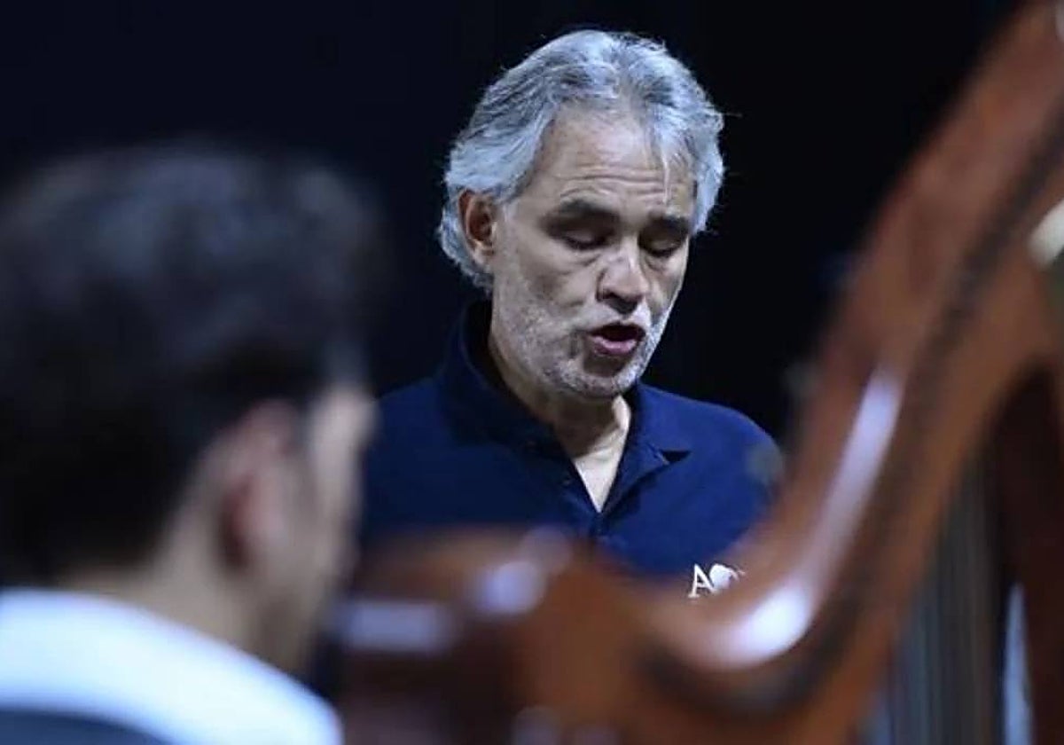 El tenor italiano Andrea Bocelli