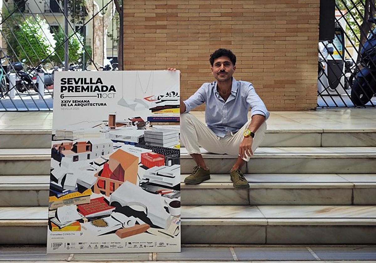 Javier Navarro, diseñador del cartel de la XXIV Semana de la Arquitectura