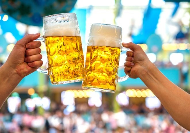 Feria de la cerveza, con motivo del Oktoberfest