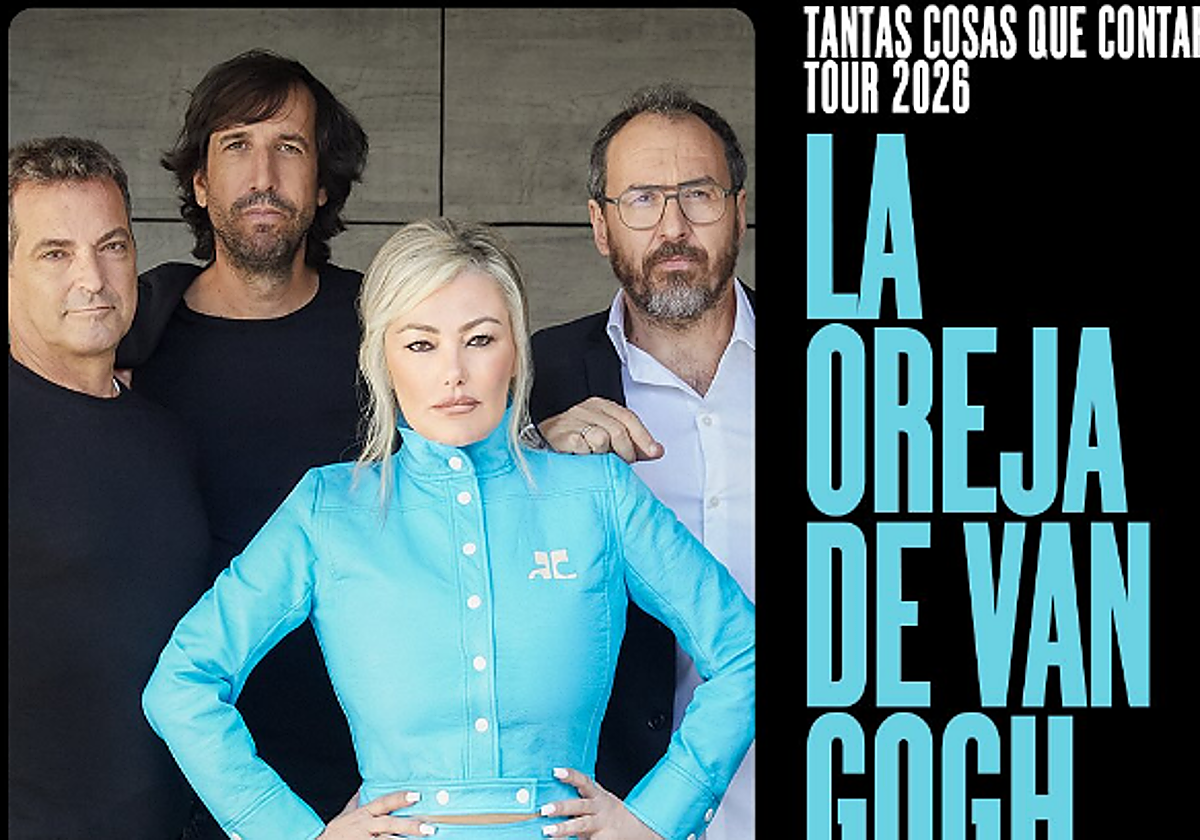 La banda La Oreja de Van Gogh en su última publicación en redes