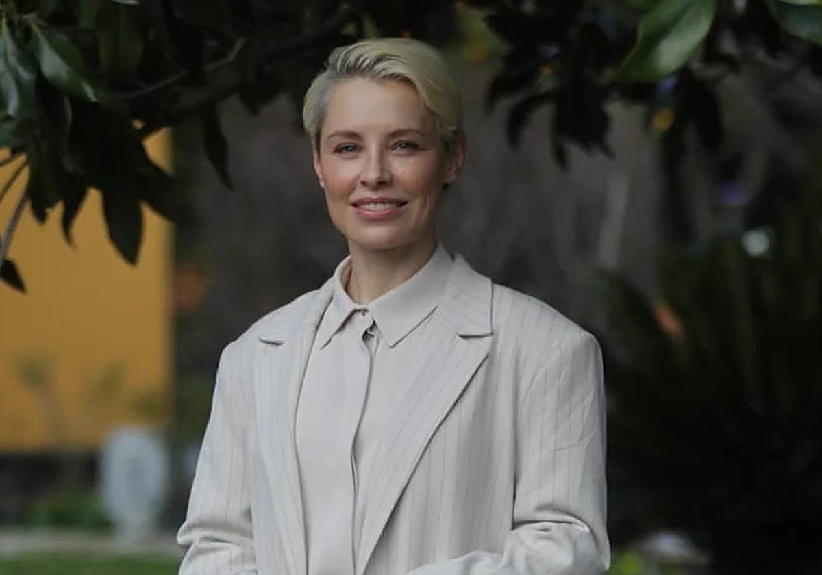 Soraya Arnelas durante la entrevista en ABC de Sevilla