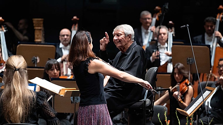 Lise Berthaud y Michel Plasson.