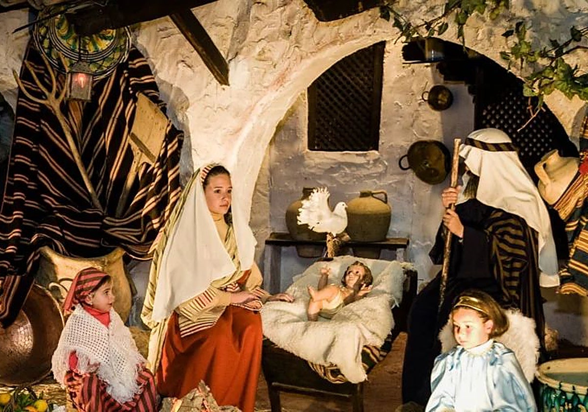 El Nacimiento del niño Jesús en uno de estos Belenes vivientes