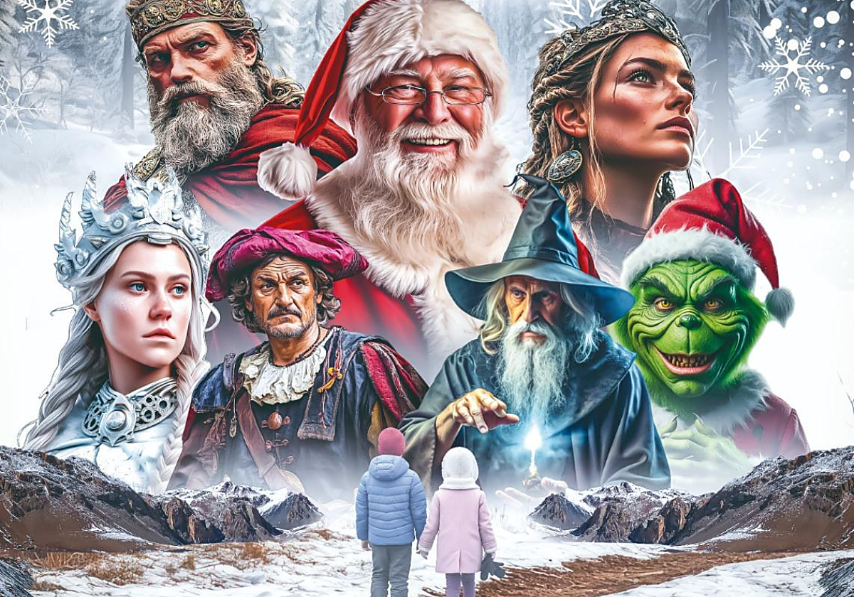 El parque navideño Nivaria en La Algaba