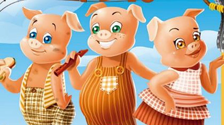 Esta versão musical, apresentada no Auditório Cartuja, baseia-se na clássica história dos Três Porquinhos.