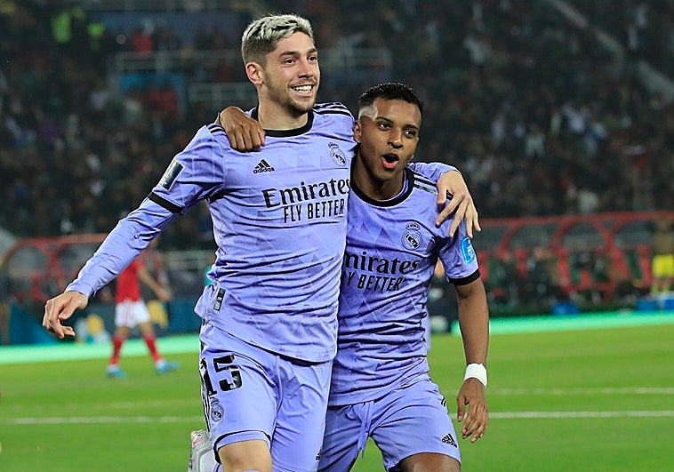 La mirada al cielo de Valverde y las gracias de Rodrygo