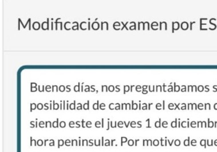 La respuesta de un profesor a un alumno que pedía cambiar un examen al coincidir con el España vs Japón: «Interés patriótico...»