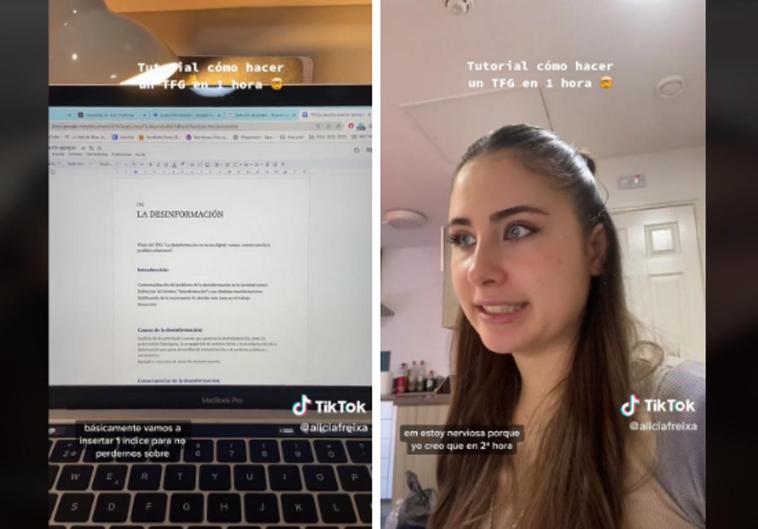 Cómo hacer un TFG en una hora: el criticado tutorial de una estudiante española en Reino Unido