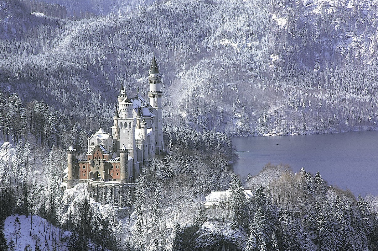 Castillo de Neuschwanstein en Baviera, Alemania