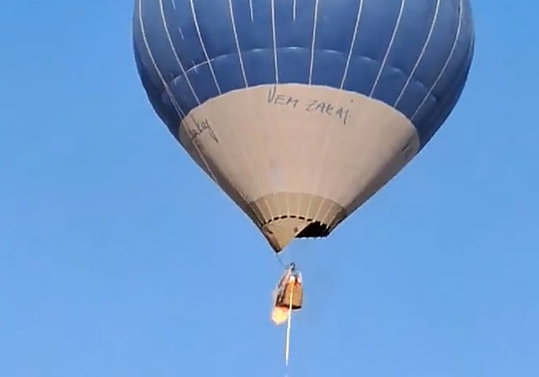 Varios pasajeros fallecen al saltar de un globo aerostático incendiado en pleno vuelo en México