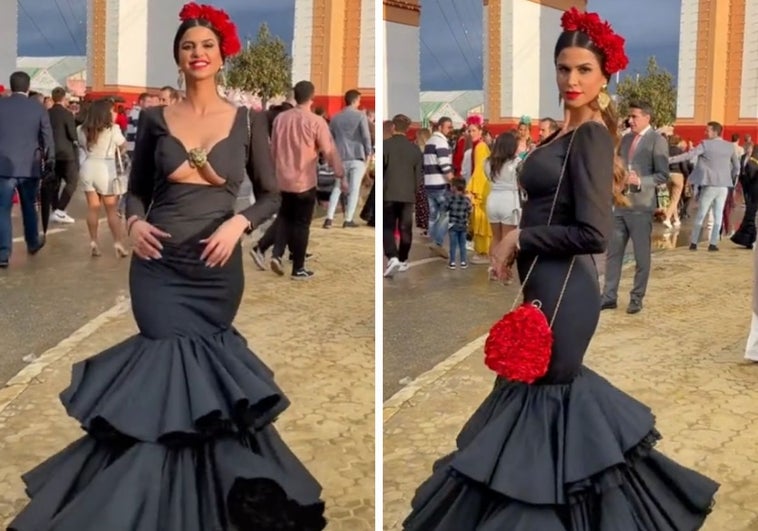 Fuertemente criticada por mostrar su vestido para la feria de abril: «¿Nadie piensa decir nada sobre el bolso?»