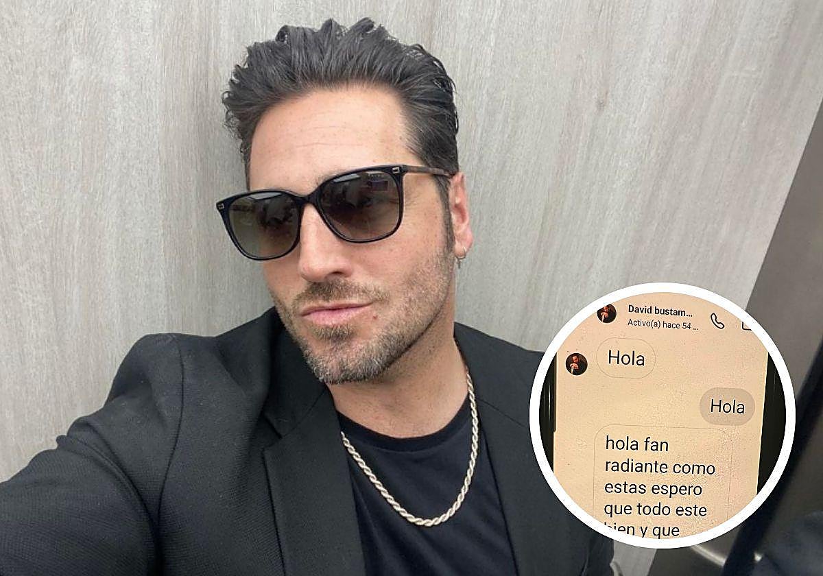 Una cuenta falsa de David Bustamante intenta engañar a una fan por Instagram