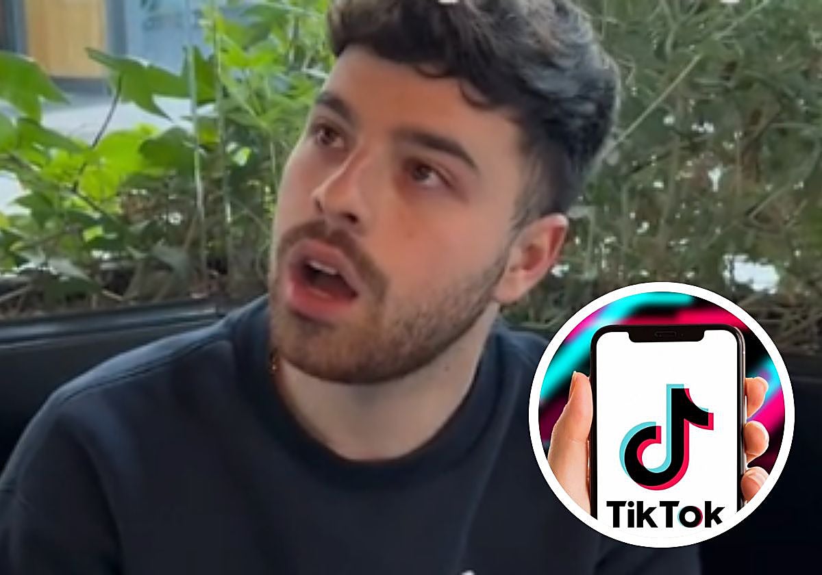 Álex Esteban sorprendido al recibir su regalo