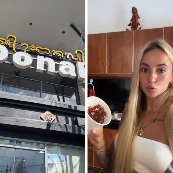 El veredicto de una española sobre los McDonald's en Bali: «Completamente diferente»