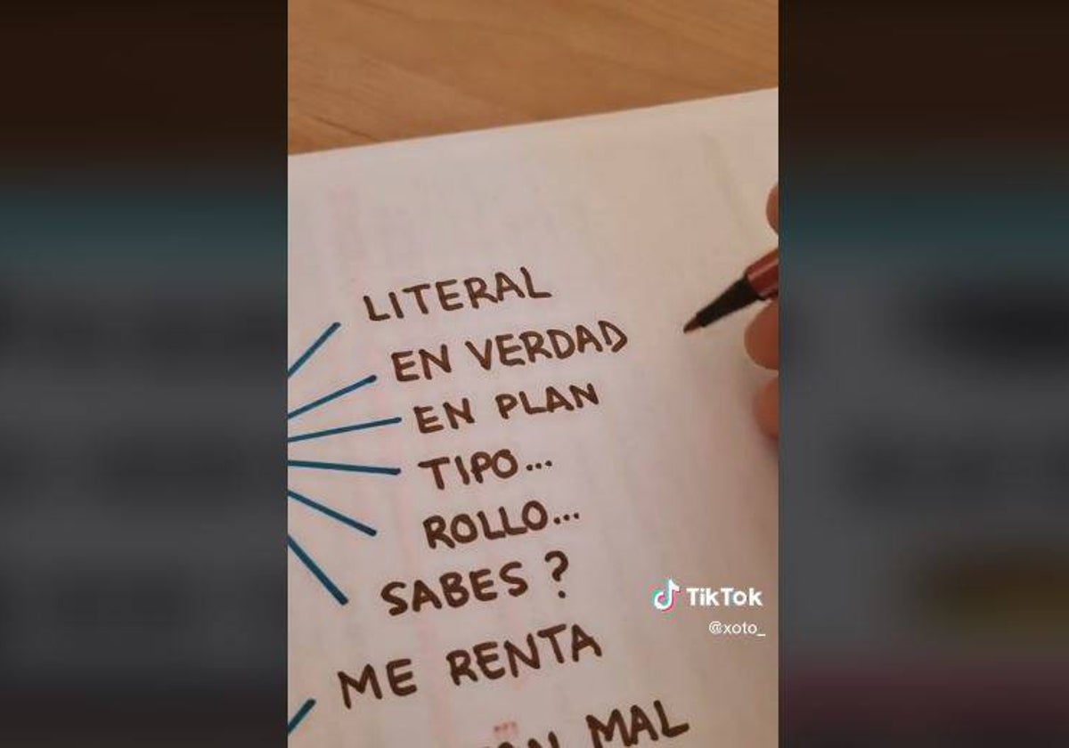 Detalle del vídeo que ha causado furor en TikTok
