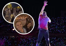 Como si estuvieran dentro: así vivieron cientos de personas sin entrada el concierto de Coldplay en Barcelona