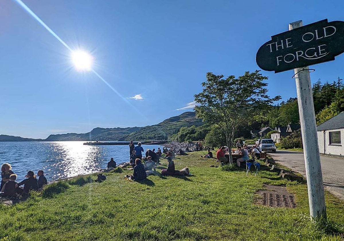 Exterior del local, ubicado en el norte de Escocia
