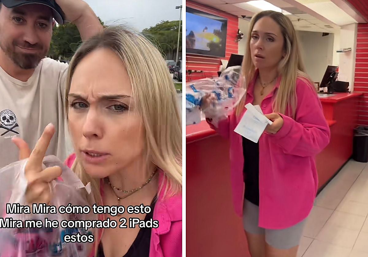 La tiktoker Nury Calvo ha denunciado un intento de estafa en un supermercado de Estados Unidos