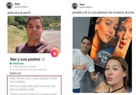 Unos padres crean una cuenta de Tinder para buscarle novia a su hijo: «Hola, somos Juan y Lidia, los padres de Iker, no te asustes»
