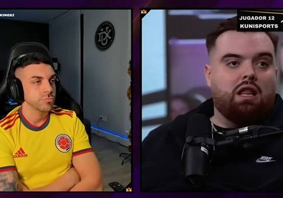 DjMaRiiO e Ibai Llanos en un streaming en directo