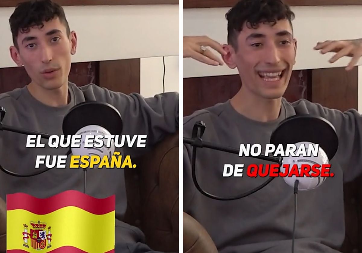 En el vídeo publicado en TikTok, el creador de contenido manifiesta su impresión sobre España y sus habitantes