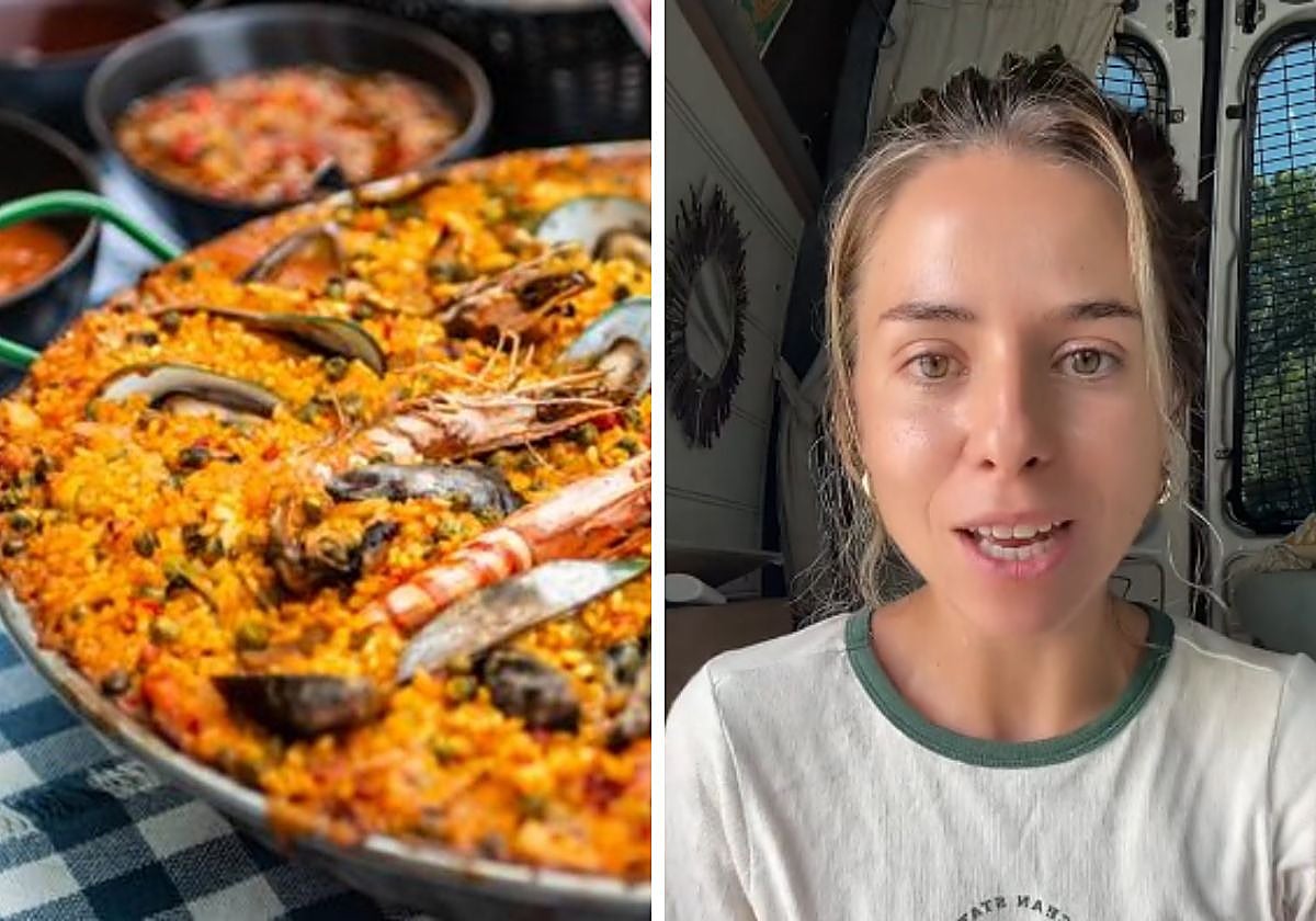 La española Marta Registrada explica cómo preparan la paella en Australia