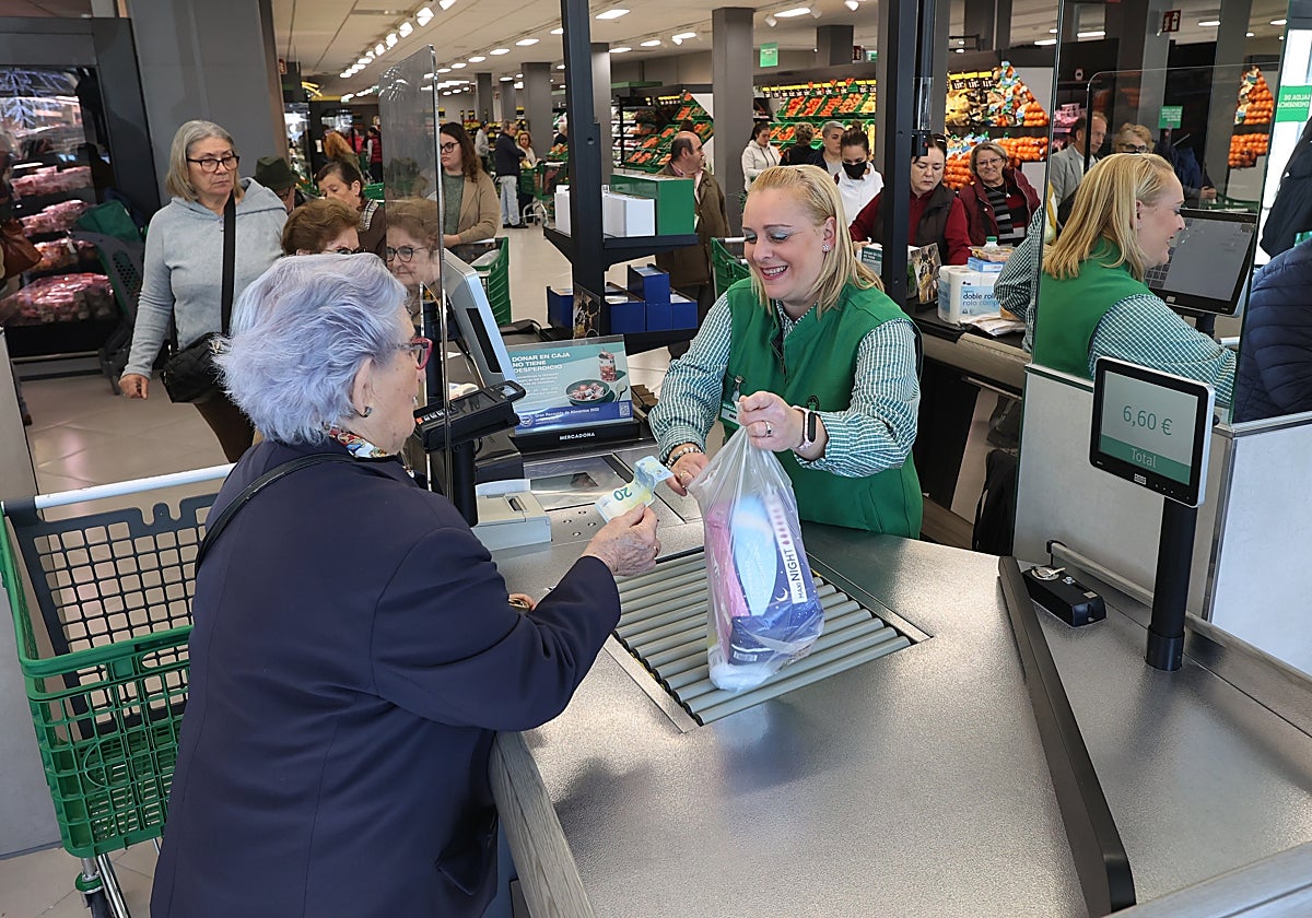 Caja de supermercado