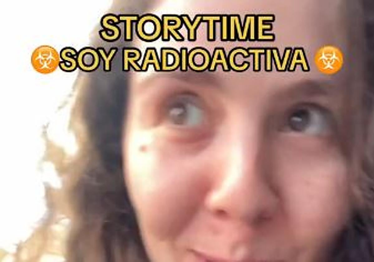 La 'tiktoker' @arafiore contando su historia