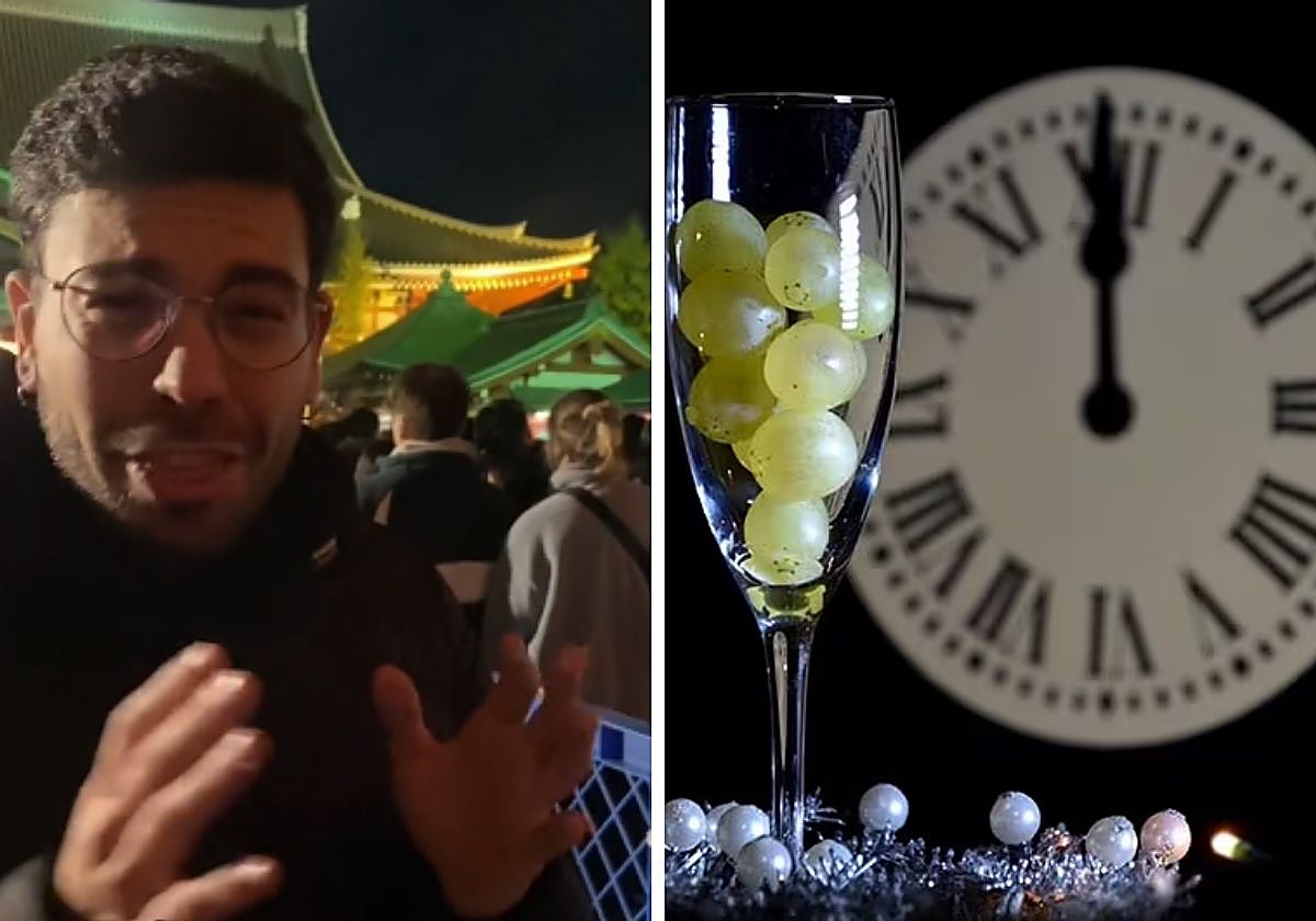 Un español explica por qué no recomienda tomar las uvas de Nochevieja en Japón