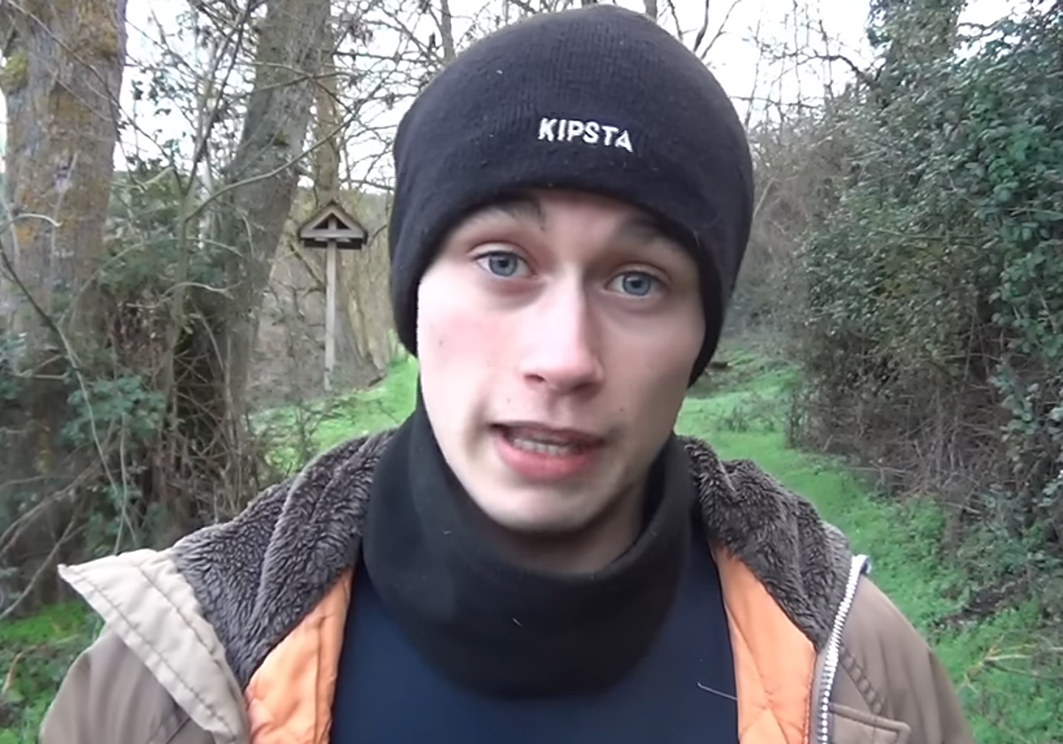 El joven Jorge Rey, conocido como «el niño meteorólogo»