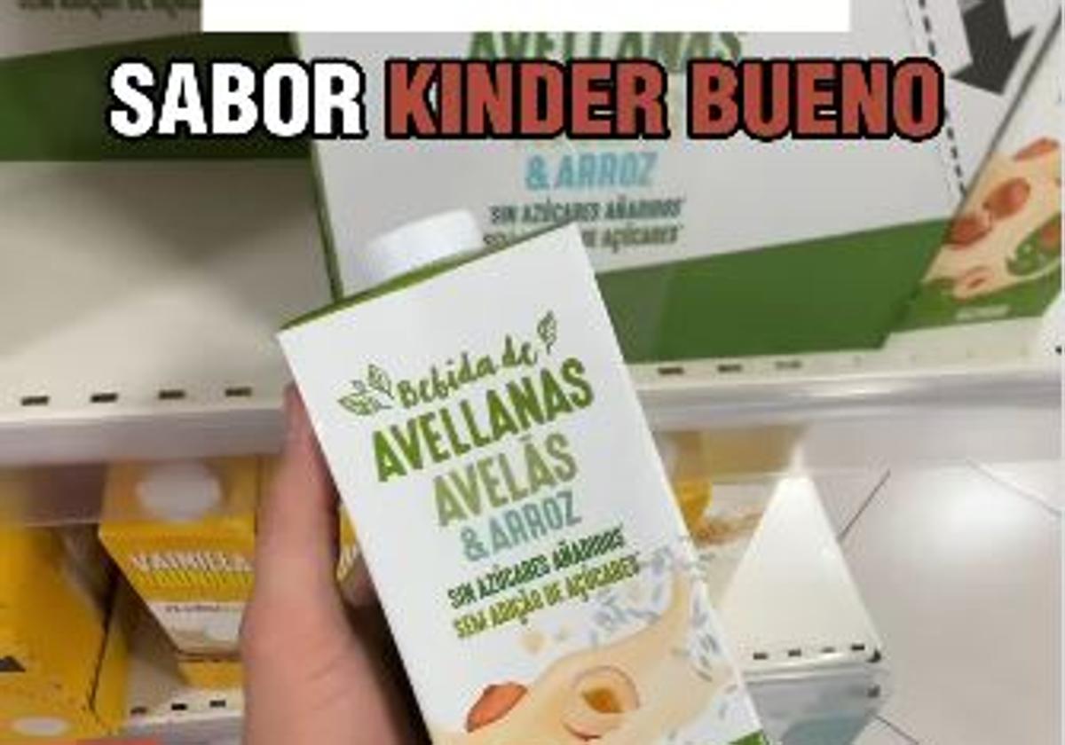 La nueva bebida de Mercadona sabor Kinder Bueno