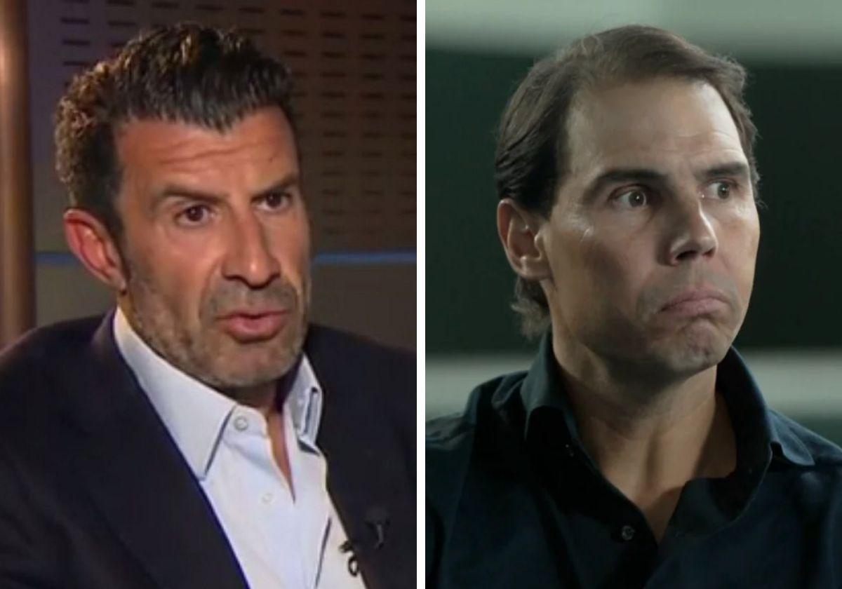 Luis Figo defiende a Rafa Nadal