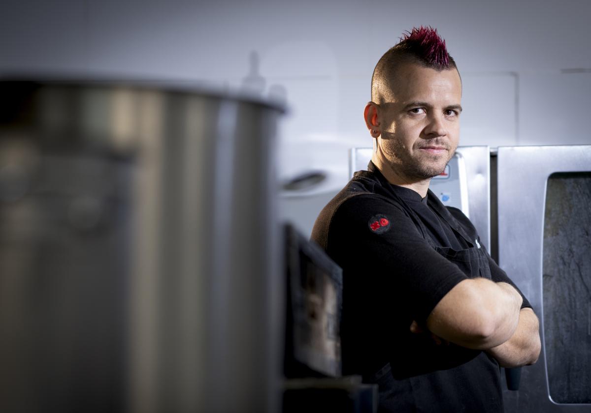 Dabiz Muñoz, en su cocina