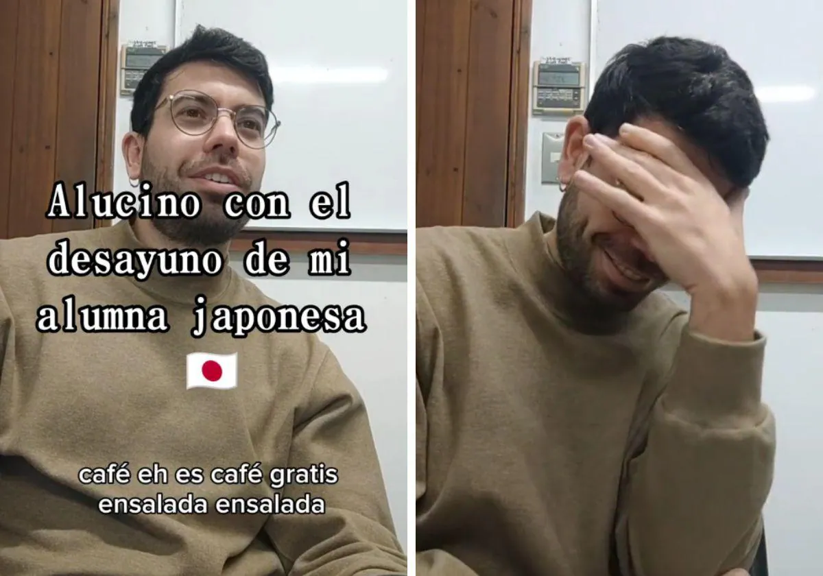 La sorpresa de un profesor de español en Japón con lo que almuerza su alumna:  «