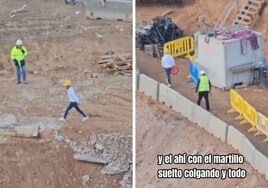Se disfraza de obrero y roba en las obras del Camp Nou sin levantar sospechas: «Solo falta que salude»