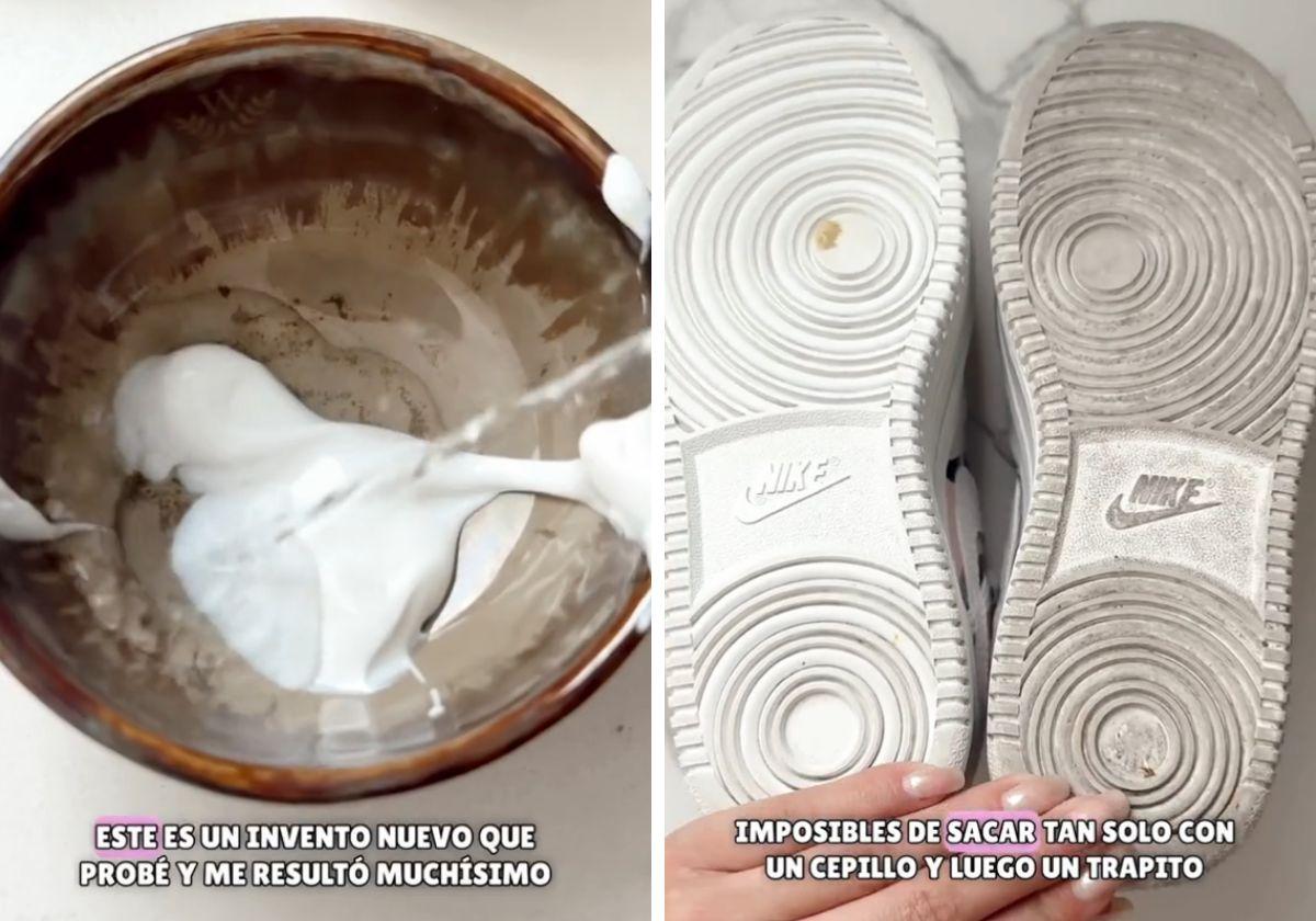 Luce zapatillas blancas con este truco que las deja impecables rápido y sin esfuerzo